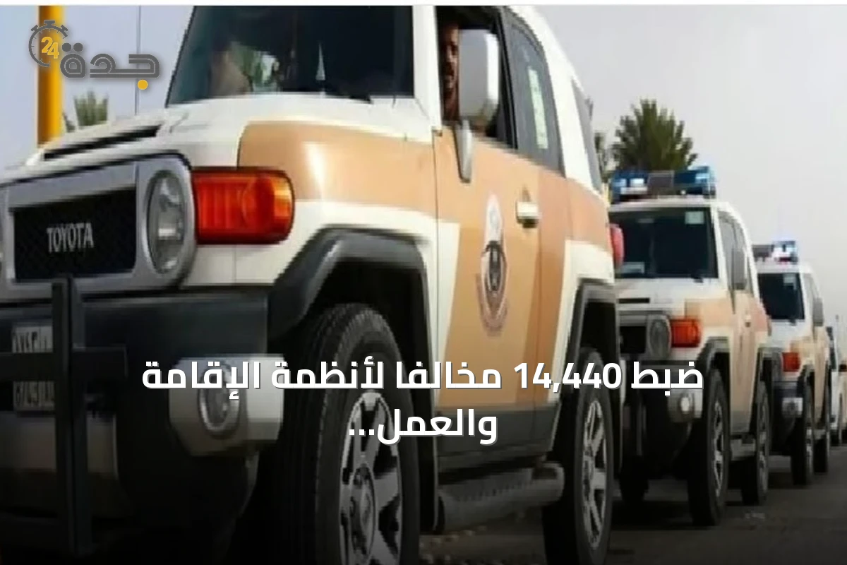 ضبط 14,440 مخالفًا لأنظمة الإقامة والعمل وأمن الحدود في حملات ميدانية شملت مناطق المملكة