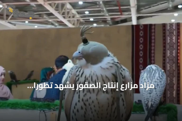 مزاد مزارع إنتاج الصقور يشهد تطوراً مستمراً مع أسعار تنافسية لدعم صقاري المستقبل