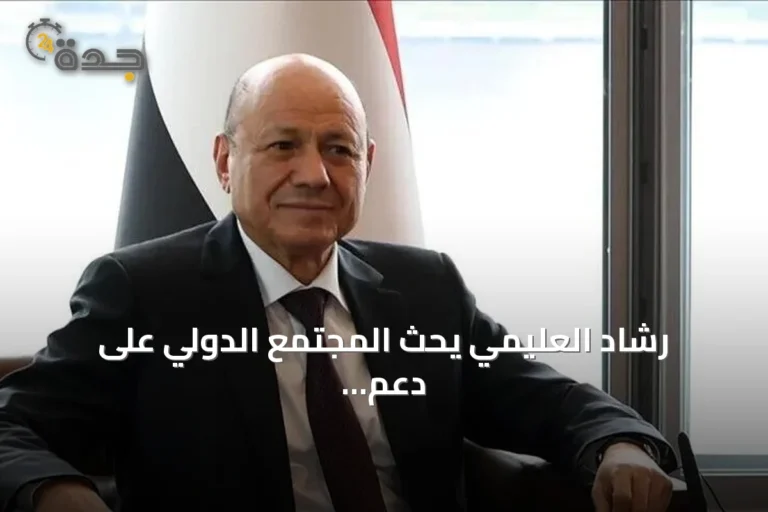 رشاد العليمي يحث المجتمع الدولي على دعم حق اليمن في الدفاع عن مواطنيه ومنشآته