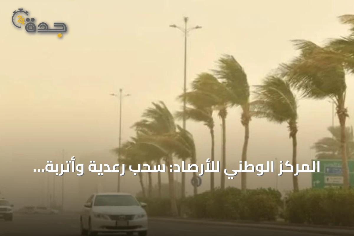 المركز الوطني للأرصاد: سحب رعدية وأتربة مثارة وارتفاع حراري على عدة مناطق الثلاثاء