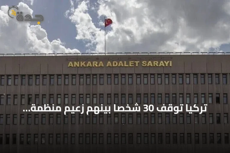 تركيا توقف 30 شخصاً بينهم زعيم منظمة إجرامية في حملة أمنية موسعة