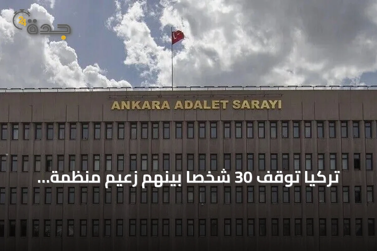 تركيا توقف 30 شخصاً بينهم زعيم منظمة إجرامية في حملة أمنية موسعة