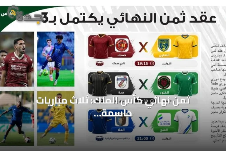 ثمن نهائي كأس الملك: ثلاث مباريات حاسمة في مختلف الملاعب
