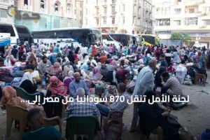 لجنة الأمل تنقل 870 سودانيًا من مصر إلى السودان ضمن برنامج العودة الطوعية 2 article 205441