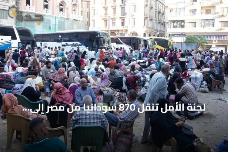لجنة الأمل تنقل 870 سودانيًا من مصر إلى السودان ضمن برنامج العودة الطوعية