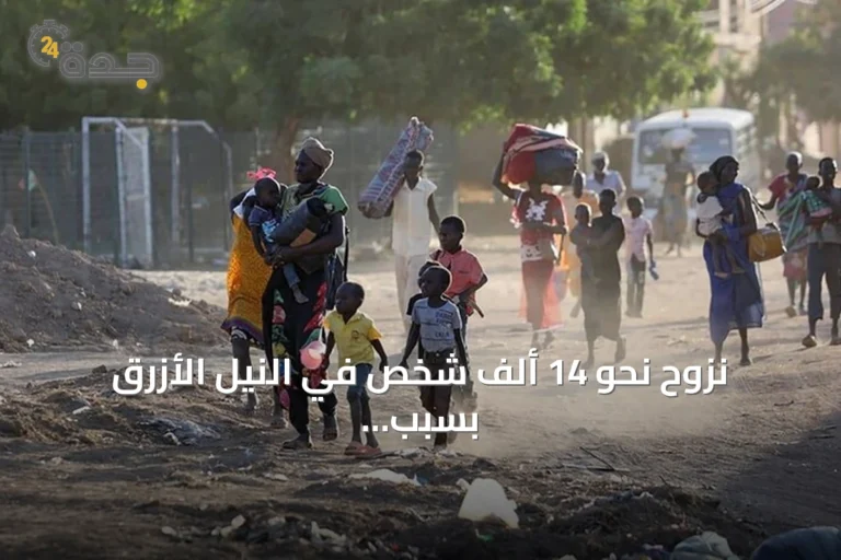 نزوح نحو 14 ألف شخص في النيل الأزرق بسبب تدهور الأمن
