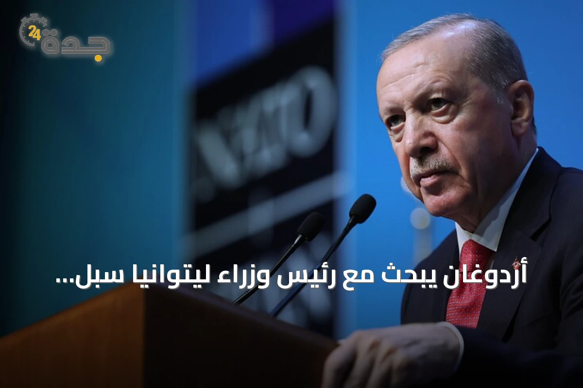 أردوغان يبحث مع رئيس وزراء ليتوانيا سبل تعزيز العلاقات الثنائية