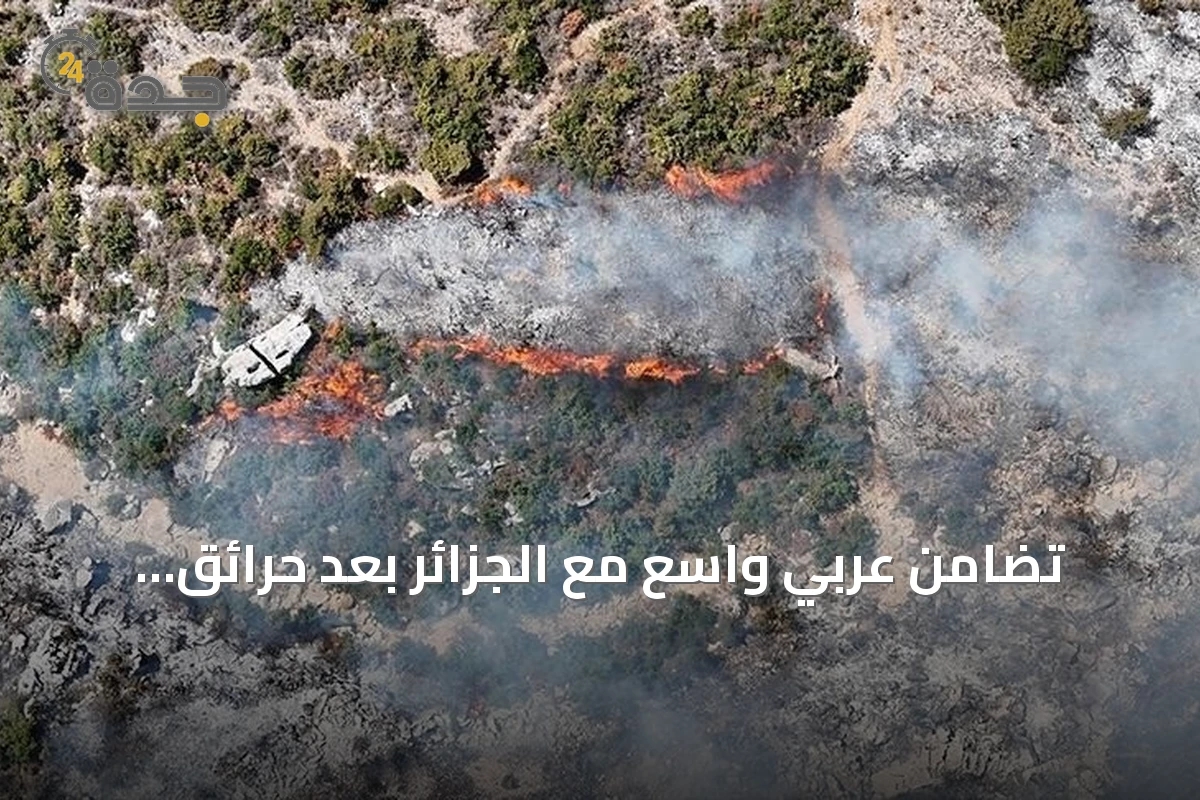 تضامن عربي واسع مع الجزائر بعد حرائق غابات أسفرت عن ضحايا وخسائر