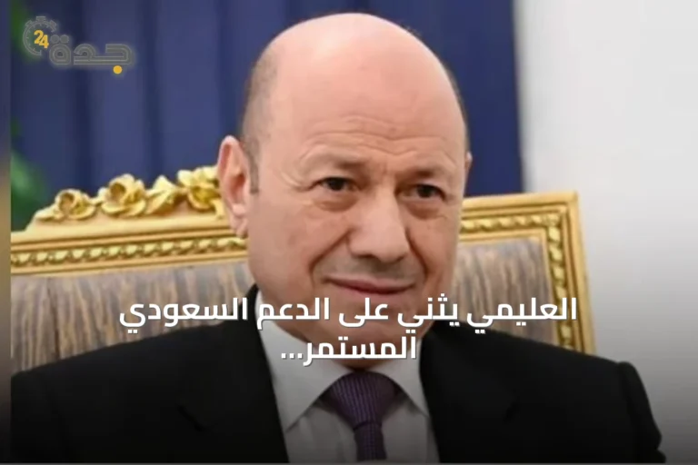 العليمي يثني على الدعم السعودي المستمر لبرنامج الإصلاحات الحكومية