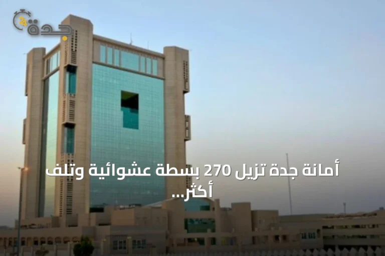 أمانة جدة تزيل 270 بسطة عشوائية وتلف أكثر من طن من الملابس المستعملة بالخمرة