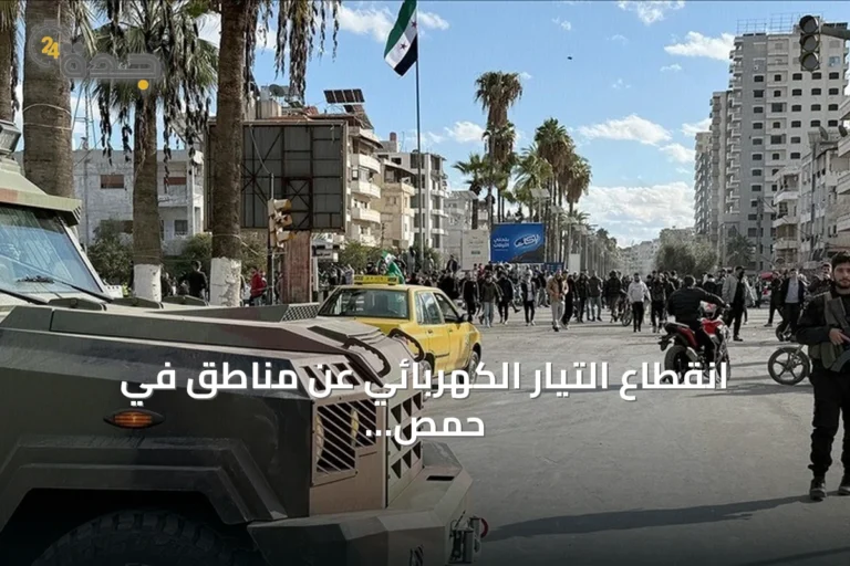 انقطاع التيار الكهربائي عن مناطق في حمص بسبب عاصفة جوية