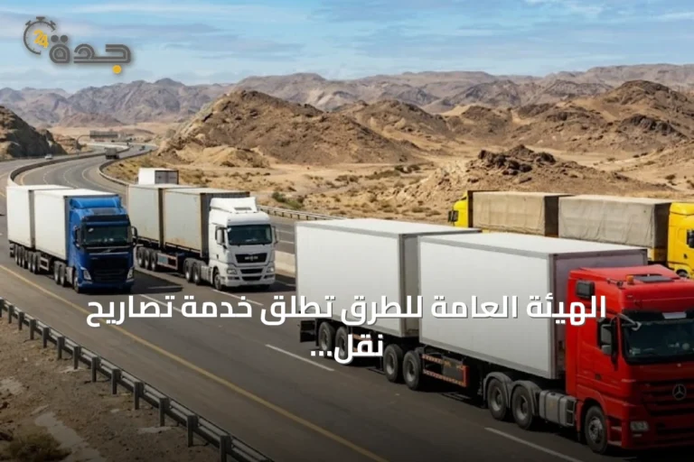 الهيئة العامة للطرق تُطلق خدمة تصاريح نقل لتنظيم حركة الشاحنات ذات المقطورتين وفق اشتراطات السلامة