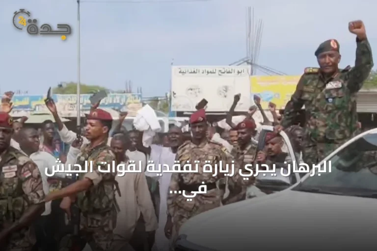 البرهان يجري زيارة تفقدية لقوات الجيش في النيل الأزرق مع تصاعد الاشتباكات