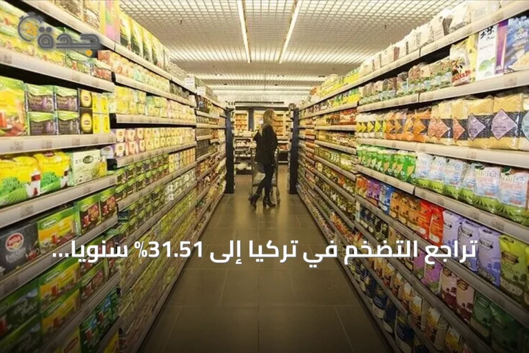 تراجع التضخم في تركيا إلى 31.51% سنوياً خلال أغسطس