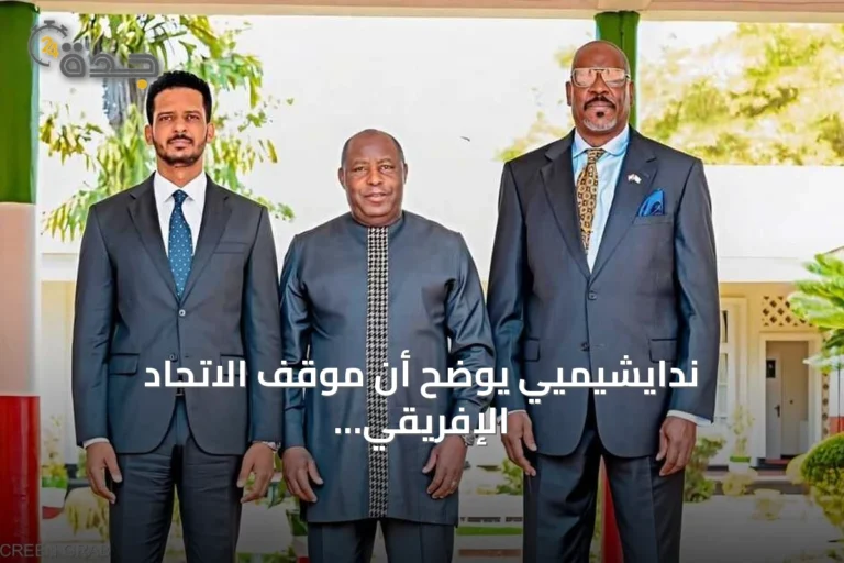 ندايشيميي يوضح أن موقف الاتحاد الإفريقي لا يعكس إرادة المنظمة خلال لقاء مع حكومة السلام الانتقالية