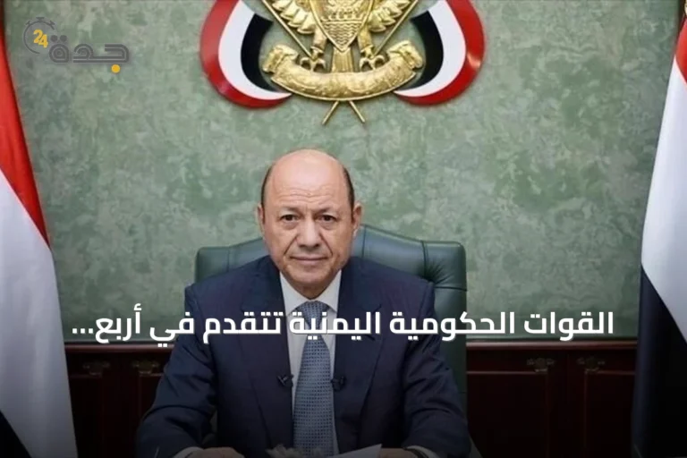 القوات الحكومية اليمنية تتقدم في أربع جبهات والعليمي يعلن مواصلة العمليات حتى بسط السيطرة