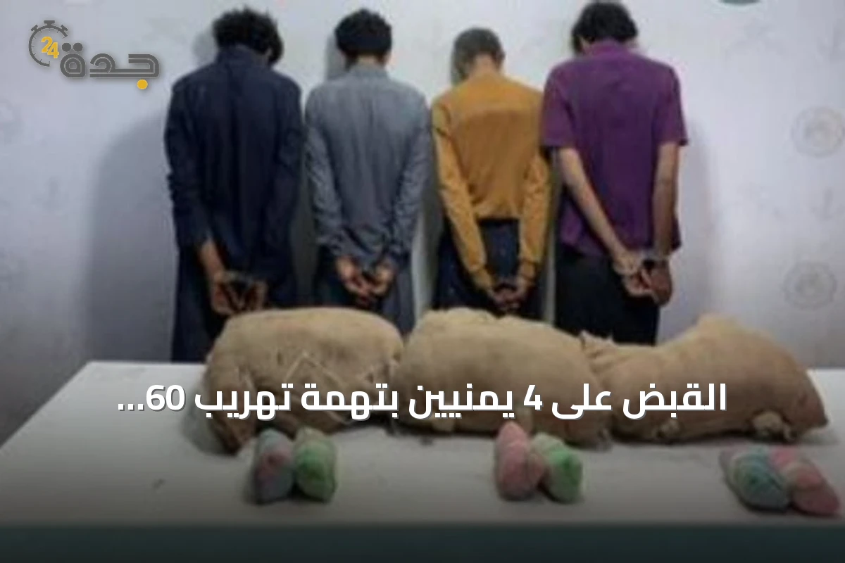 القبض على 4 يمنيين بتهمة تهريب 60 كيلوغراماً من القات في الربوعة بعسير