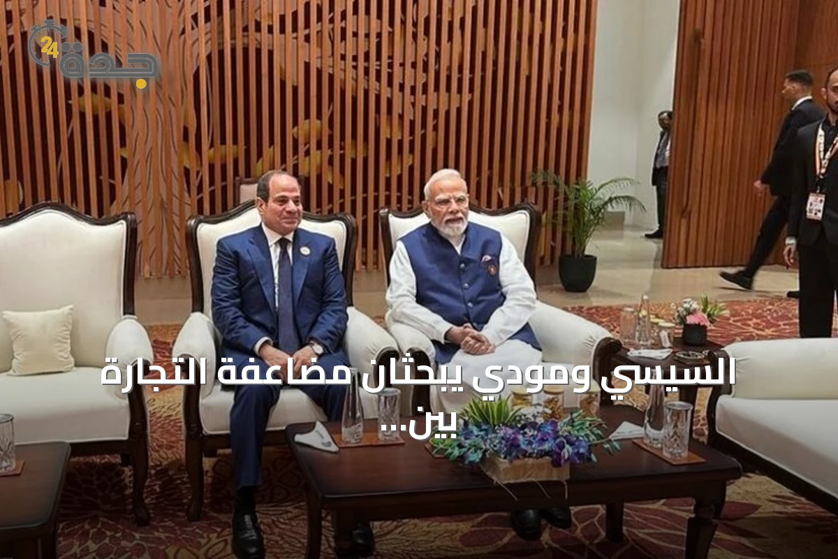 السيسي ومودي يبحثان مضاعفة التجارة بين مصر والهند إلى 12 مليار دولار