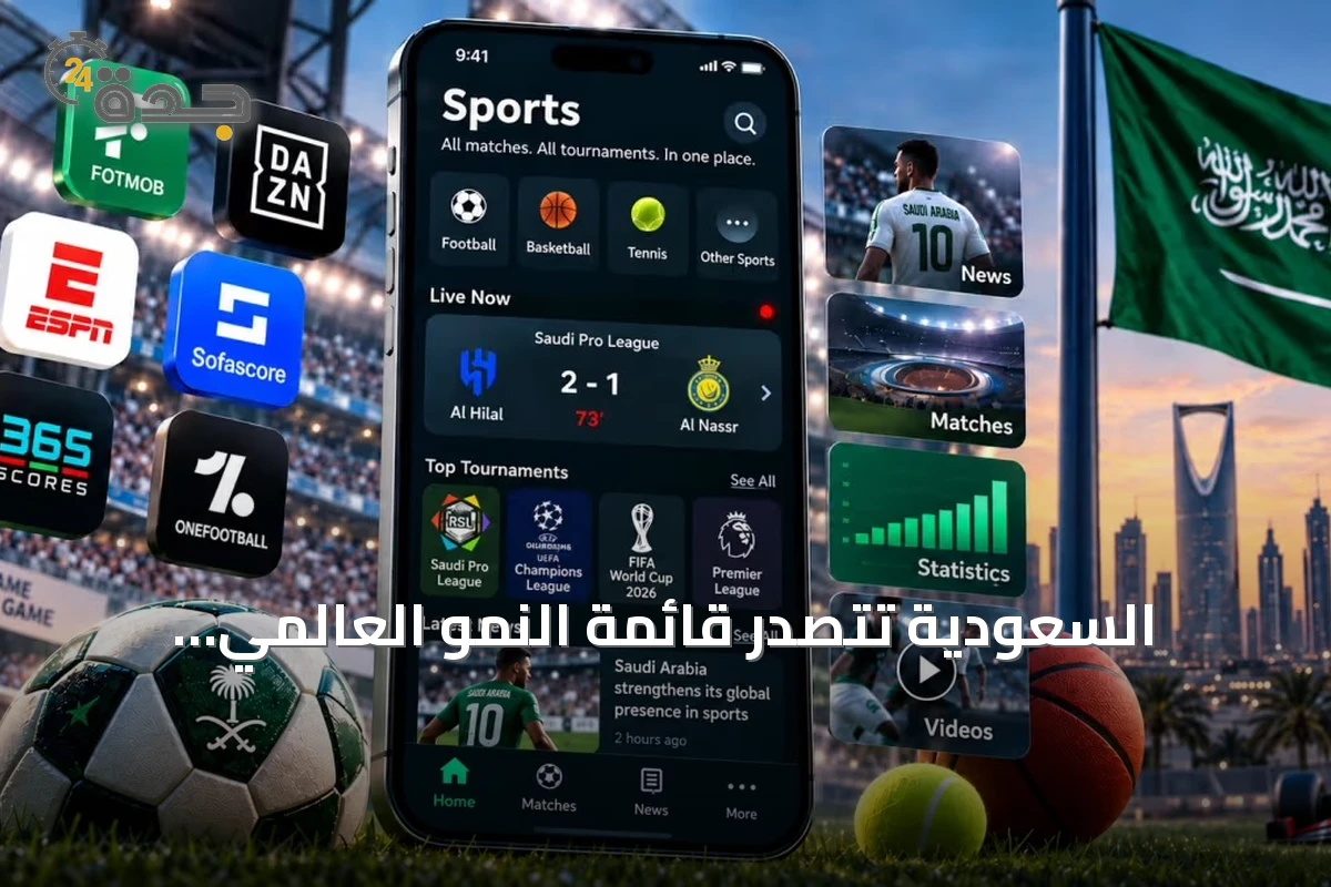 السعودية تتصدر قائمة النمو العالمي لتطبيقات الرياضة وسط طفرة رقمية