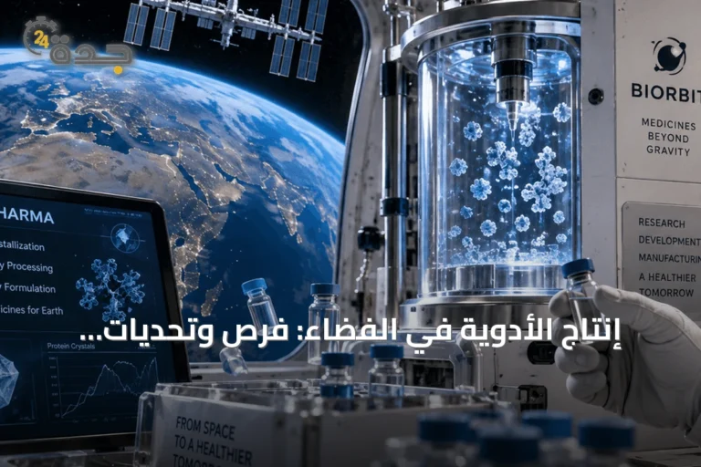 إنتاج الأدوية في الفضاء: فرص وتحديات التصنيع خارج الأرض
