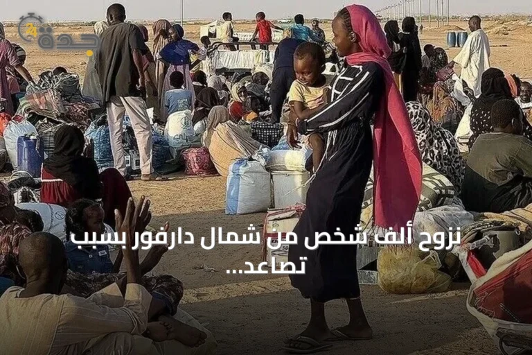 نزوح ألف شخص من شمال دارفور بسبب تصاعد العنف بين الجيش وقوات الدعم السريع