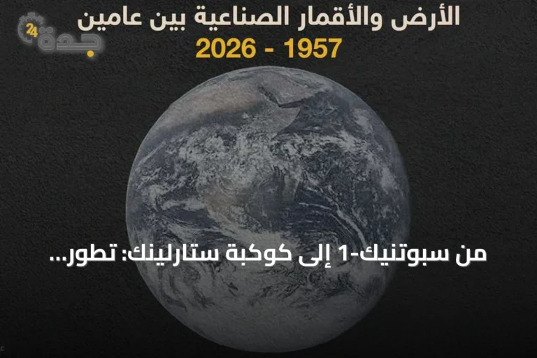 من سبوتنيك-1 إلى كوكبة ستارلينك: تطور الأقمار الأرضية حتى 2026