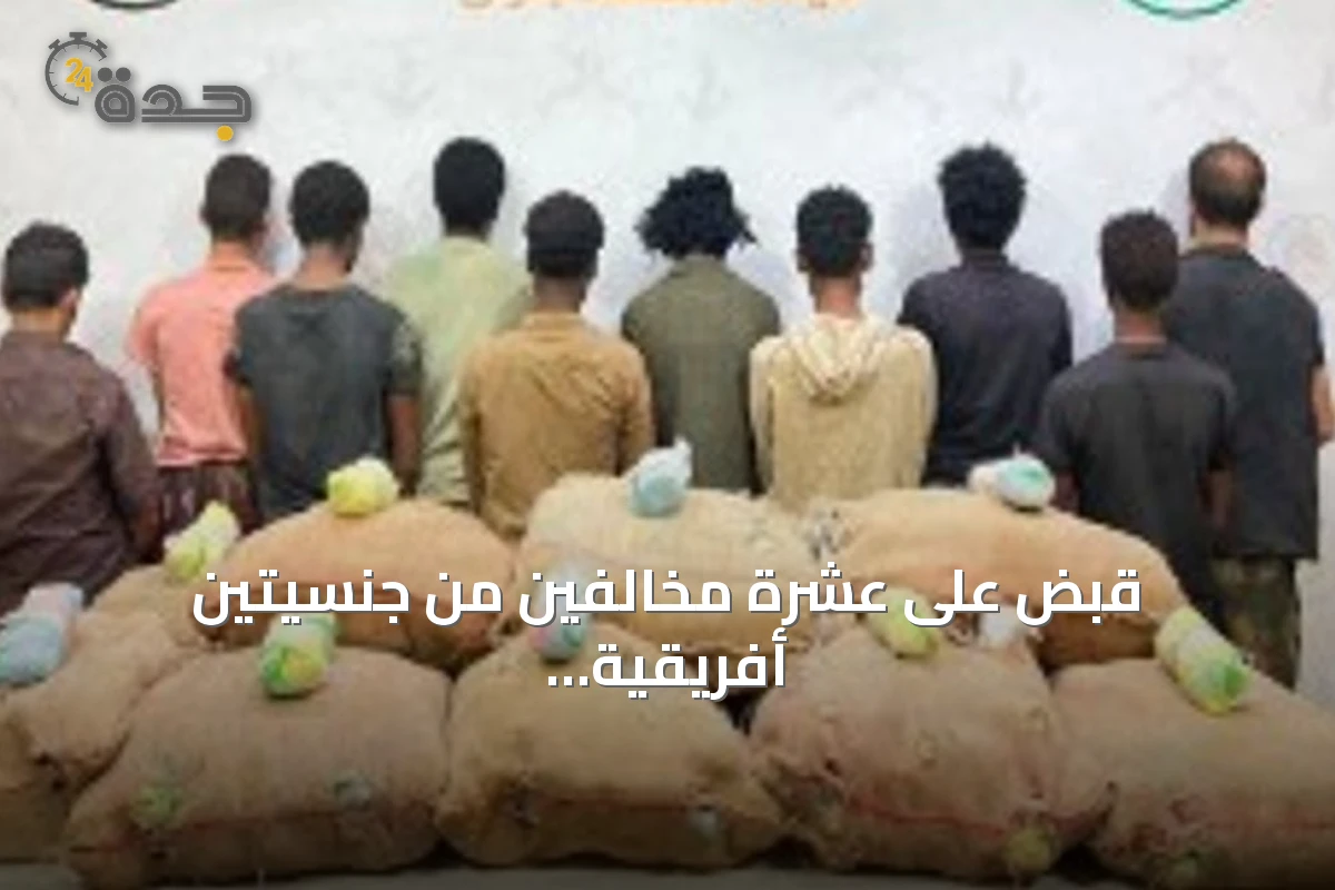 قبض على عشرة مخالفين من جنسيتين أفريقية وعربية بتهمة تهريب مادة القات في جازان