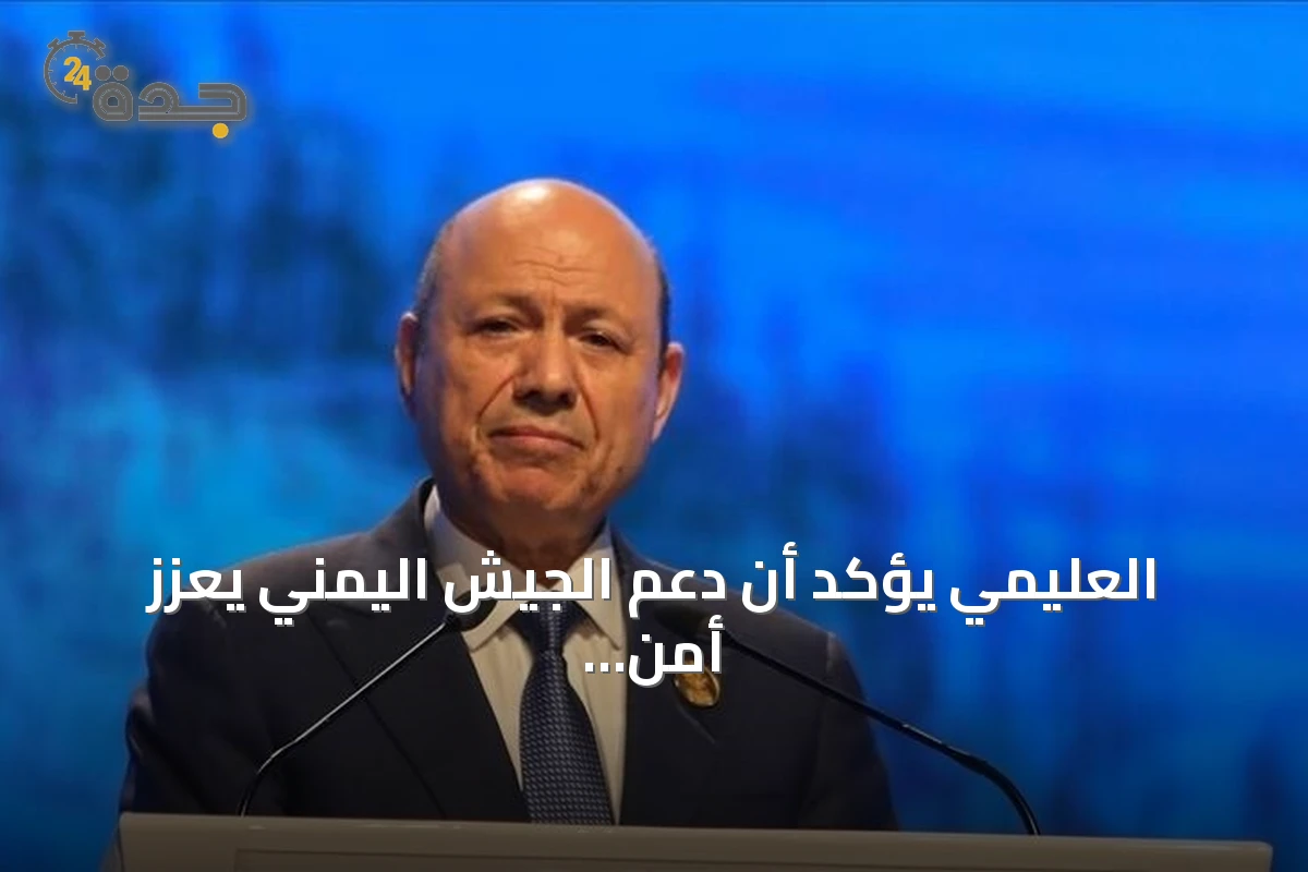 العليمي يؤكد أن دعم الجيش اليمني يعزز أمن التجارة والطاقة العالمي