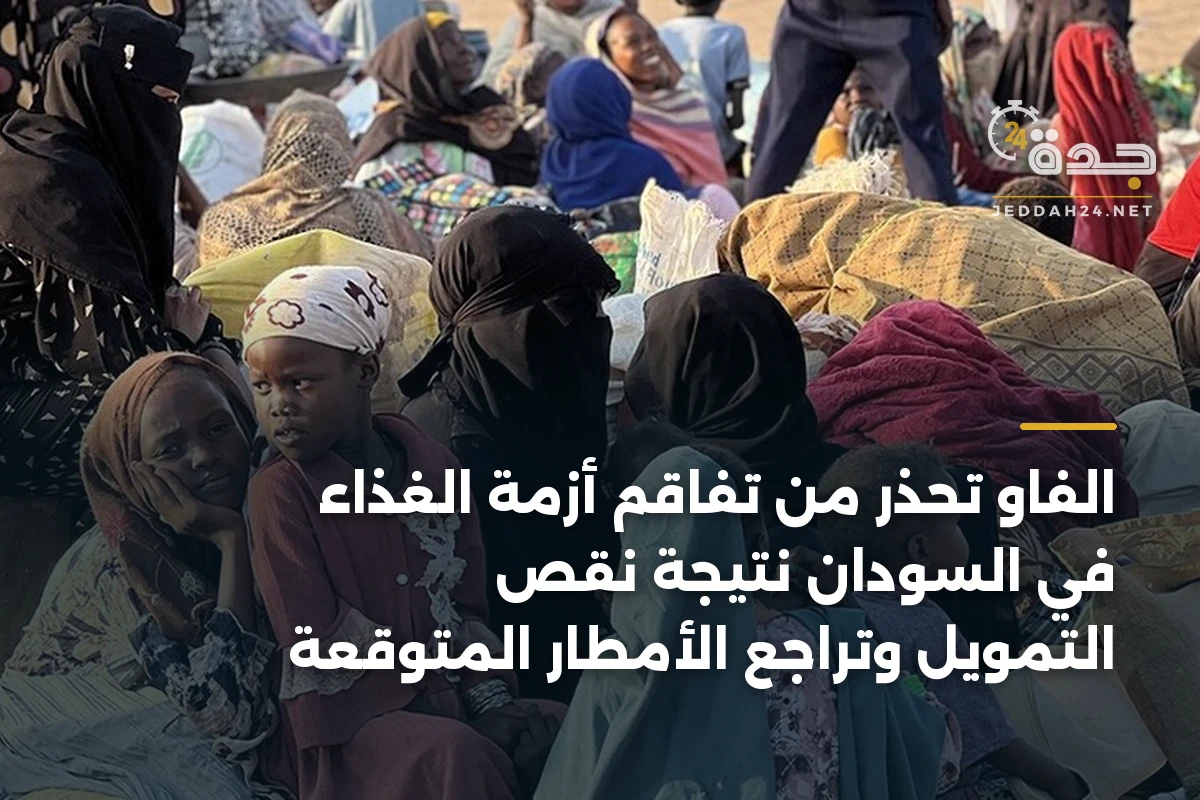 الفاو تحذر من تفاقم أزمة الغذاء في السودان نتيجة نقص التمويل وتراجع الأمطار المتوقعة