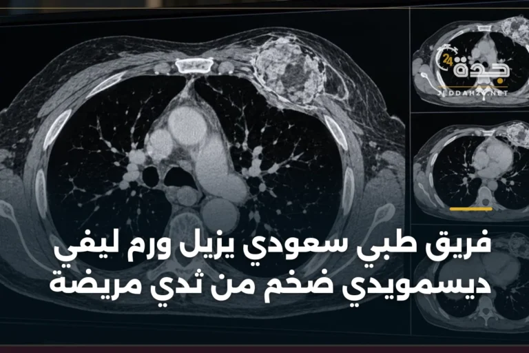 فريق طبي سعودي يزيل ورم ليفي ديسمويدي ضخم من ثدي مريضة 4 article 338378