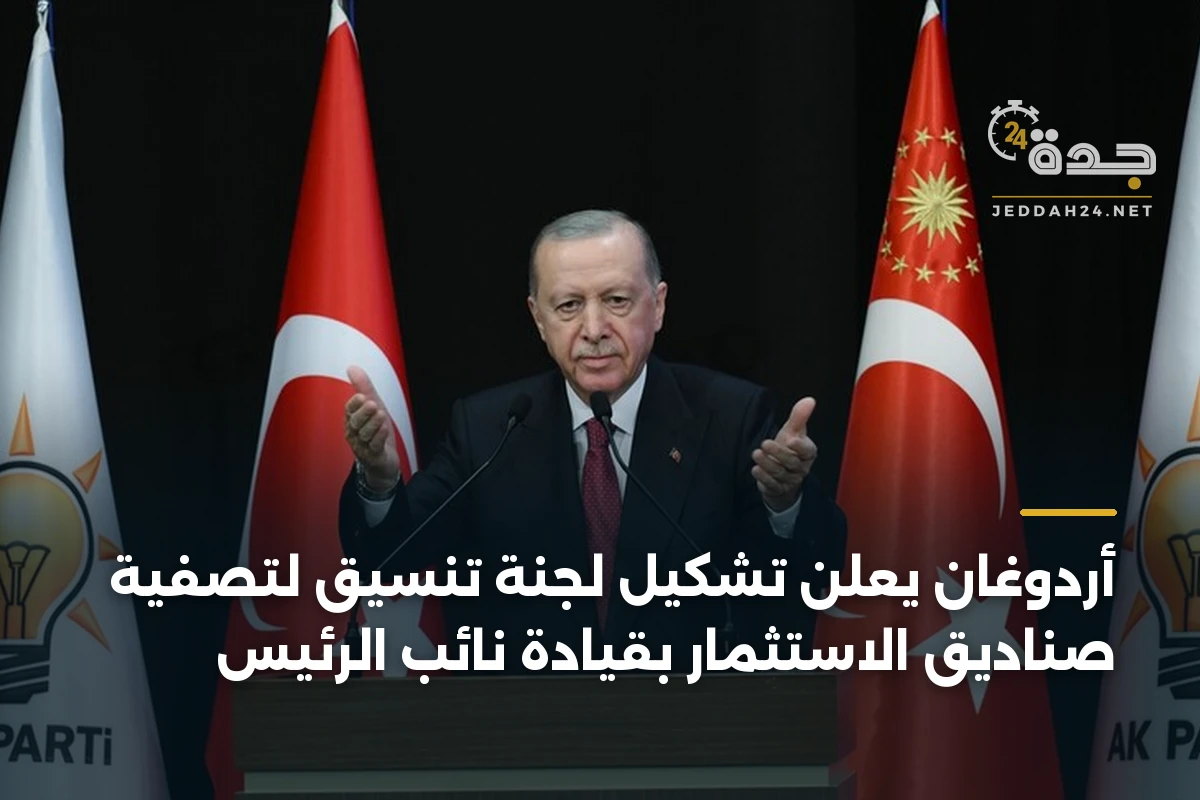 أردوغان يعلن تشكيل لجنة تنسيق لتصفية صناديق الاستثمار بقيادة نائب الرئيس