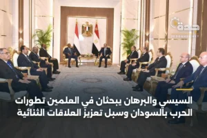 السيسي والبرهان يبحثان في العلمين تطورات الحرب بالسودان وسبل تعزيز العلاقات الثنائية 3 article 361343