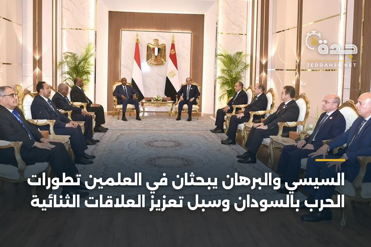 السيسي والبرهان يبحثان في العلمين تطورات الحرب بالسودان وسبل تعزيز العلاقات الثنائية