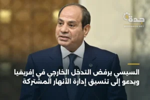 السيسي يرفض التدخل الخارجي في إفريقيا ويدعو إلى تنسيق إدارة الأنهار المشتركة 4 article 361481