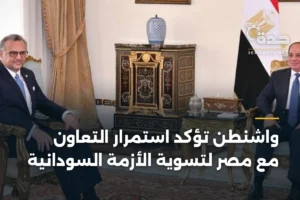 واشنطن تؤكد استمرار التعاون مع مصر لتسوية الأزمة السودانية 3 article 366391