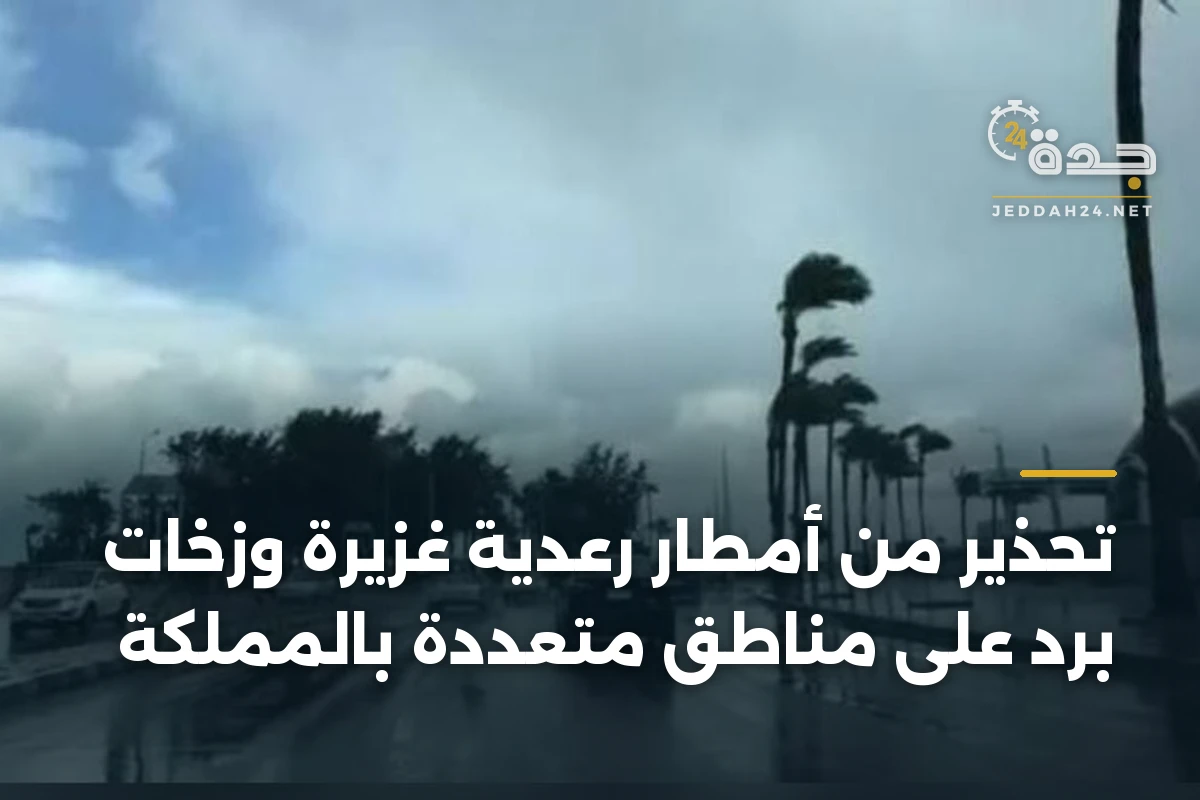 تحذير من أمطار رعدية غزيرة وزخات برد على مناطق متعددة بالمملكة 1 تحذير من أمطار رعدية غزيرة وزخات برد على مناطق متعددة بالمملكة