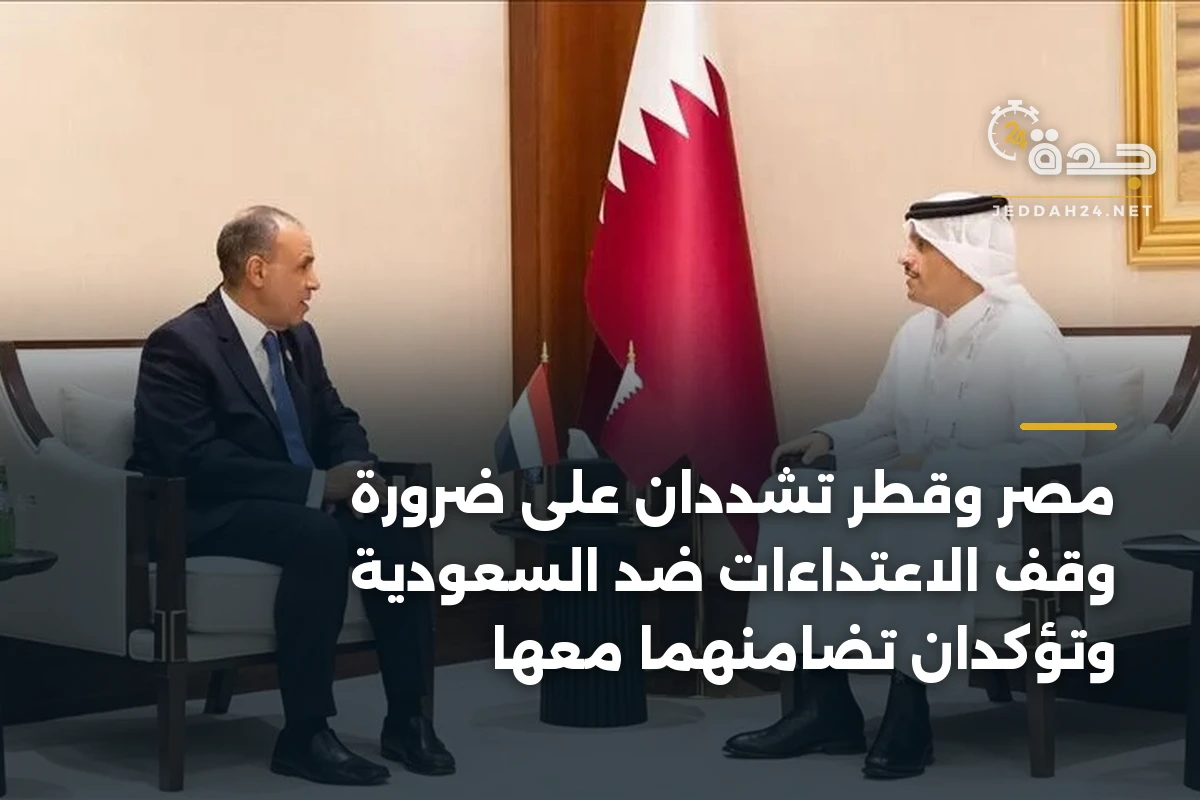 مصر وقطر تشددان على ضرورة وقف الاعتداءات ضد السعودية وتؤكدان تضامنهما معها