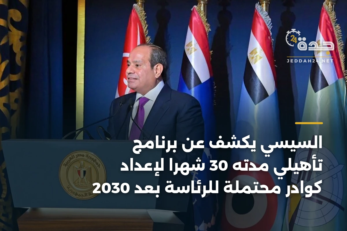 السيسي يكشف عن برنامج تأهيلي مدته 30 شهراً لإعداد كوادر محتملة للرئاسة بعد 2030 1 السيسي يكشف عن برنامج تأهيلي مدته 30 شهراً لإعداد كوادر محتملة للرئاسة بعد 2030