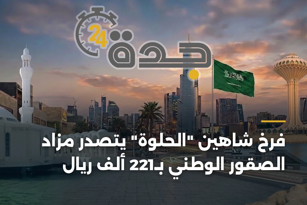 فرخ شاهين "الحلوة" يتصدر مزاد الصقور الوطني بـ221 ألف ريال 1 فرخ شاهين “الحلوة” يتصدر مزاد الصقور الوطني بـ221 ألف ريال