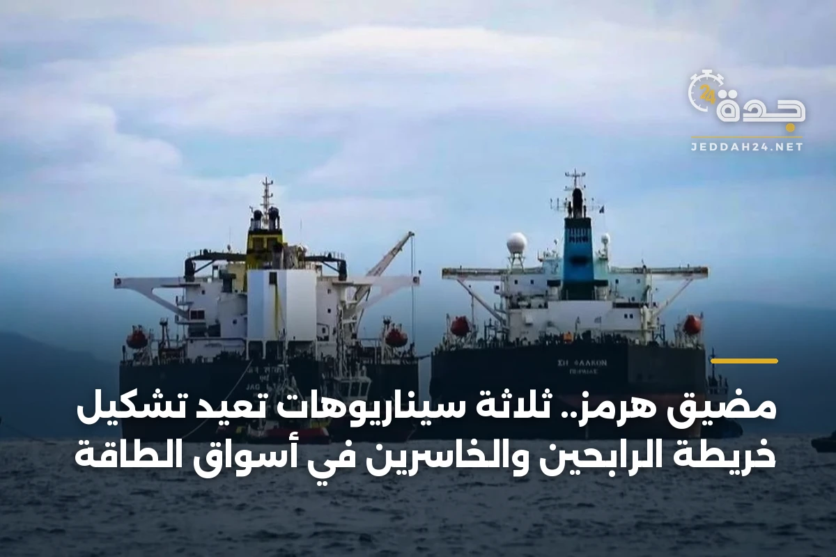 مضيق هرمز.. ثلاثة سيناريوهات تعيد تشكيل خريطة الرابحين والخاسرين في أسواق الطاقة 1 مضيق هرمز.. ثلاثة سيناريوهات تعيد تشكيل خريطة الرابحين والخاسرين في أسواق الطاقة