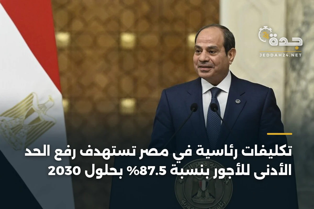 تكليفات رئاسية في مصر تستهدف رفع الحد الأدنى للأجور بنسبة 87.5% بحلول 2030 1 تكليفات رئاسية في مصر تستهدف رفع الحد الأدنى للأجور بنسبة 87.5% بحلول 2030