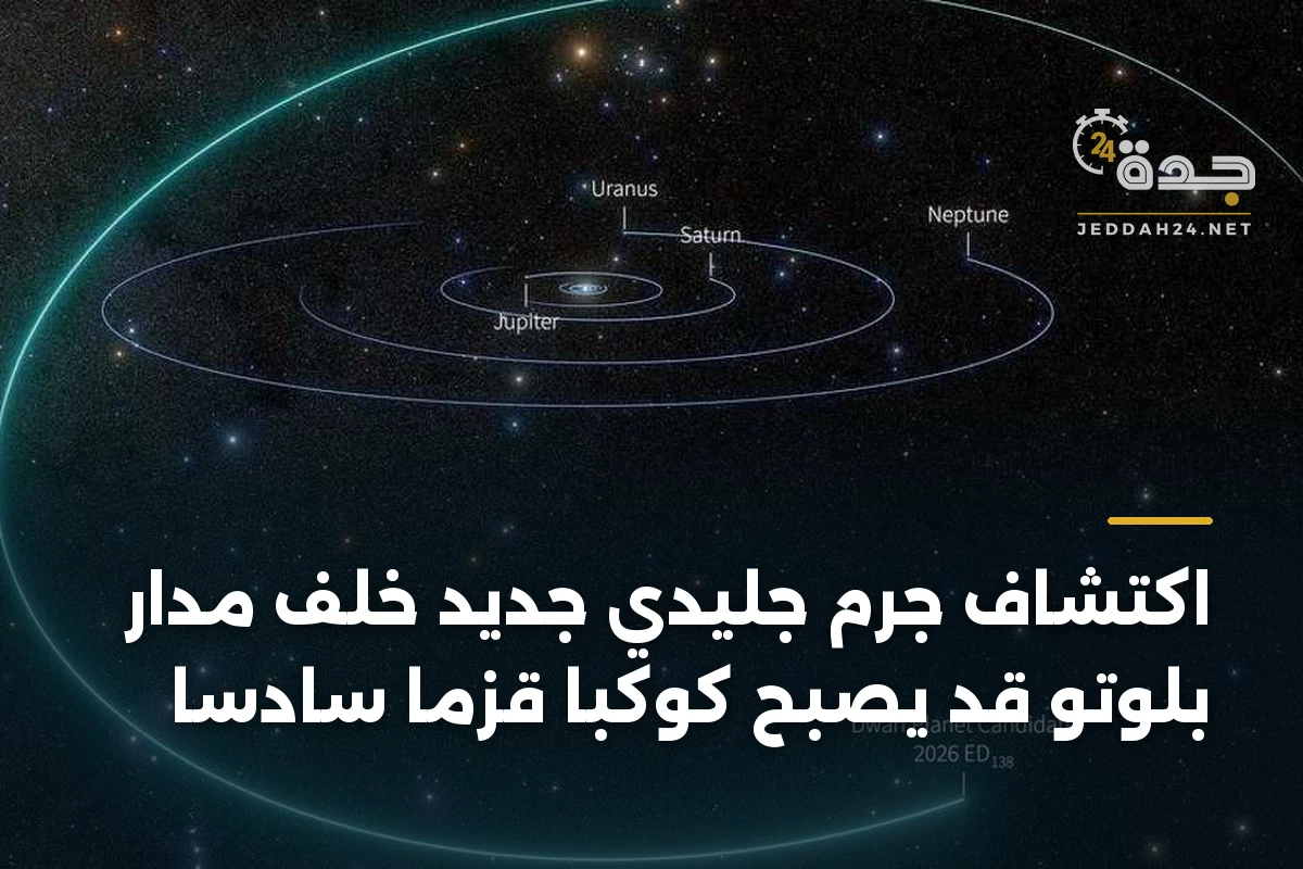 اكتشاف جرم جليدي جديد خلف مدار بلوتو قد يصبح كوكباً قزماً سادساً 1 اكتشاف جرم جليدي جديد خلف مدار بلوتو قد يصبح كوكباً قزماً سادساً