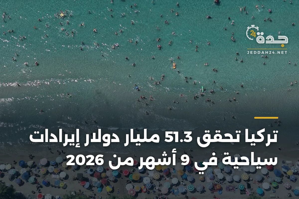 تركيا تحقق 51.3 مليار دولار إيرادات سياحية في 9 أشهر من 2026